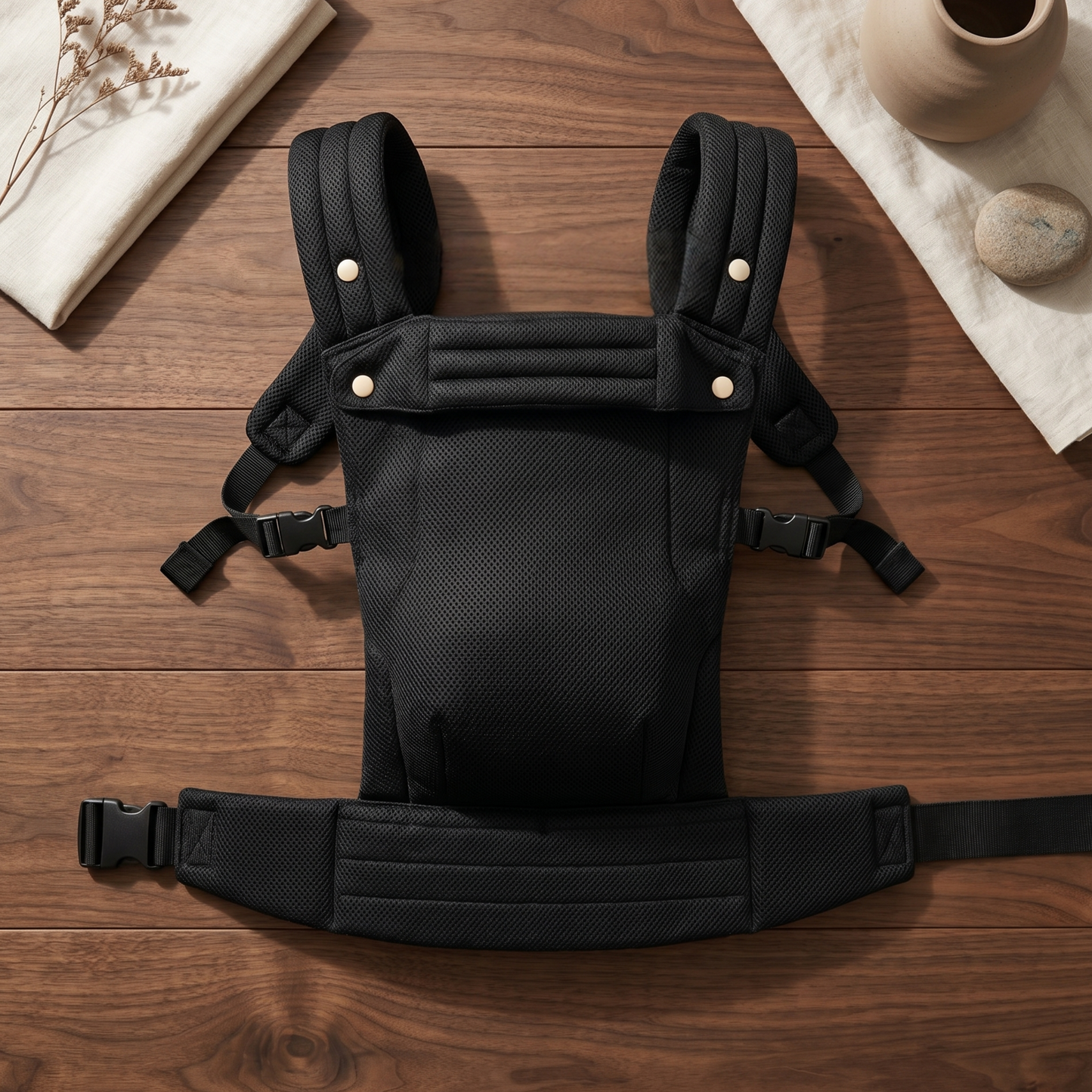 Ergonomic Adjustable Baby Carrier – Front & Hip Carry