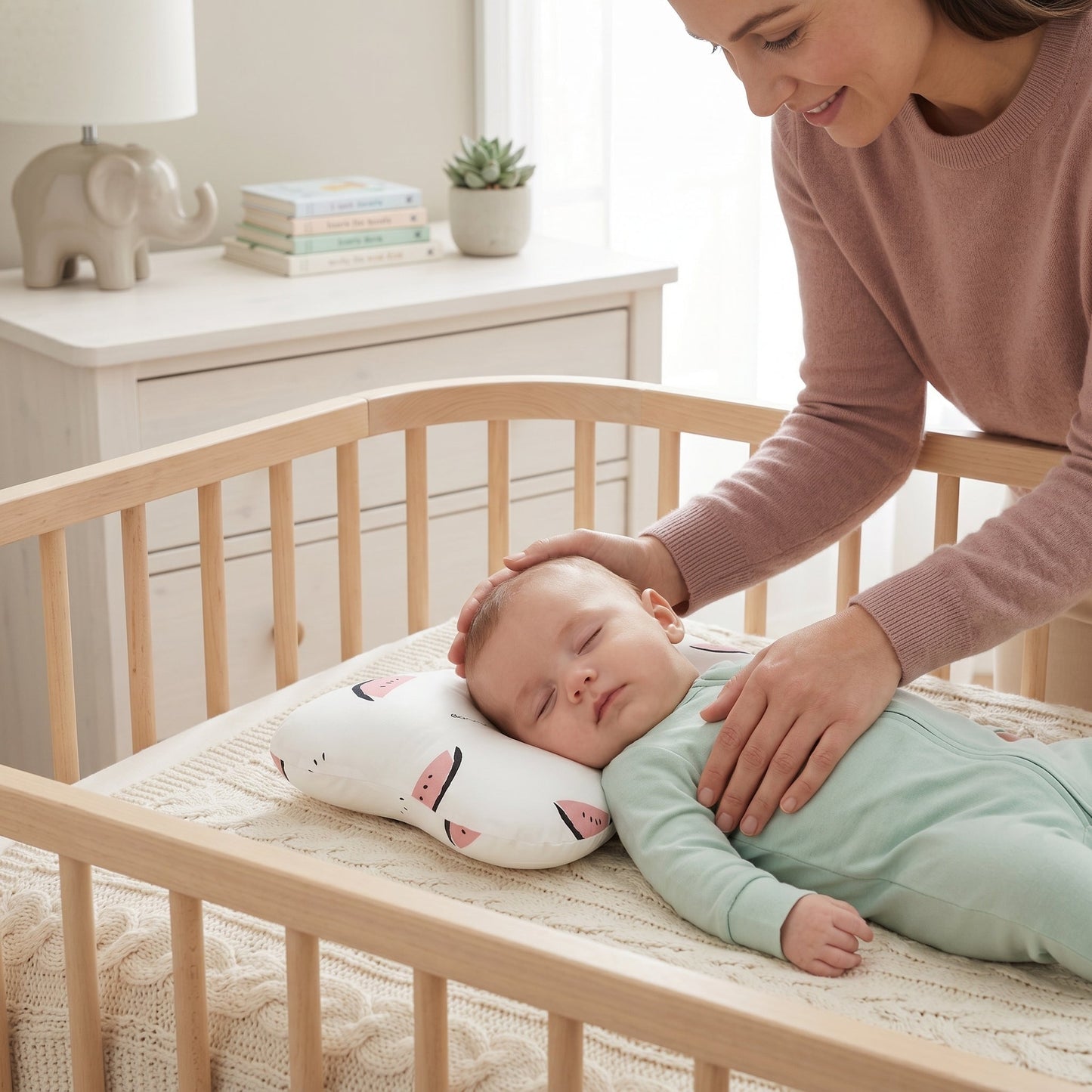 Ergonomic Memory Foam Neck & Back Support Pillow – Baby