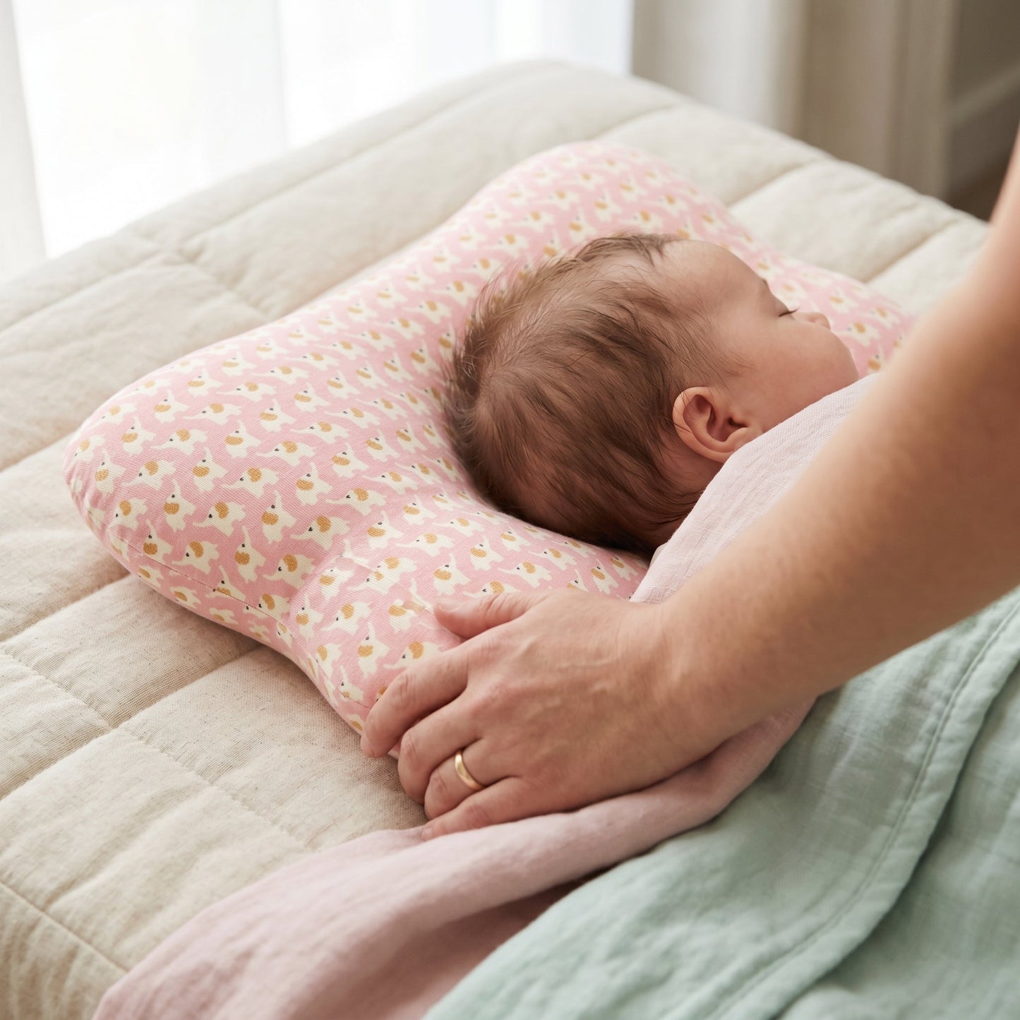 Ergonomic Memory Foam Neck & Back Support Pillow – Baby