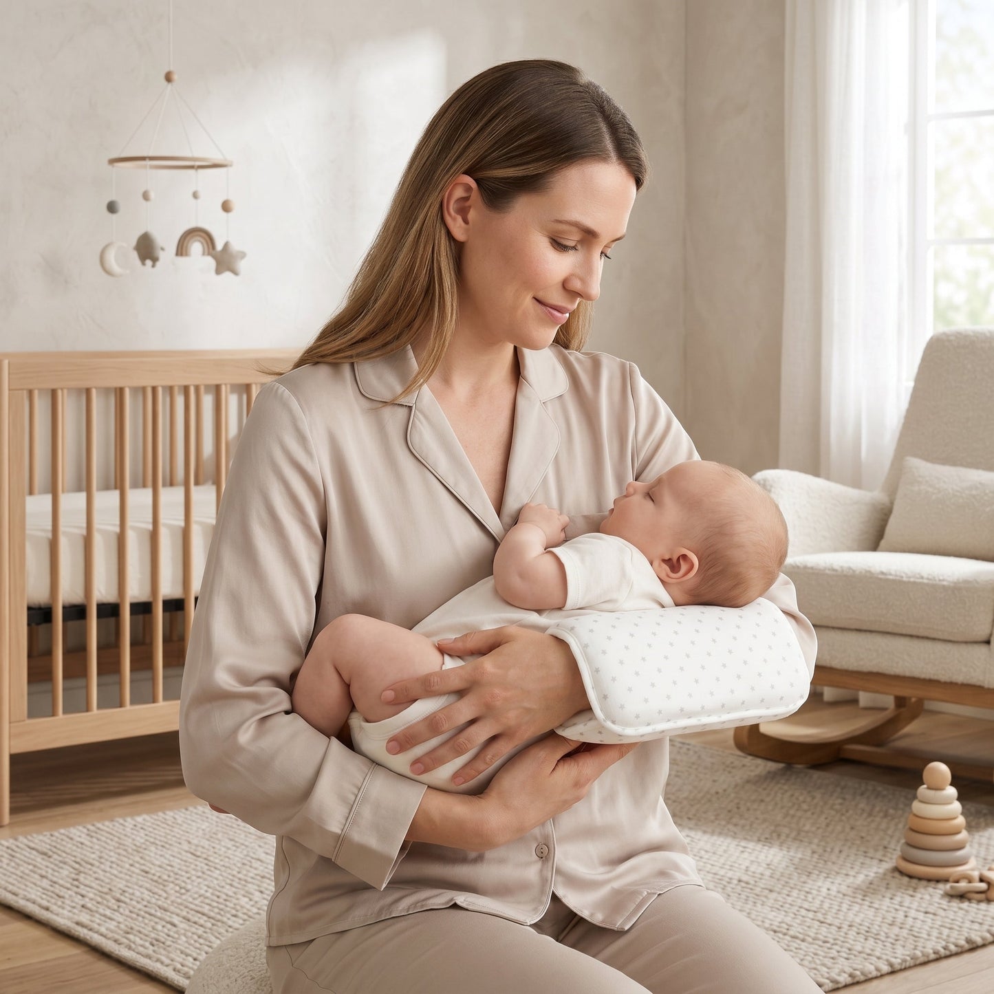Feeding Arm Support Pillow – Baby Nursing Cushion