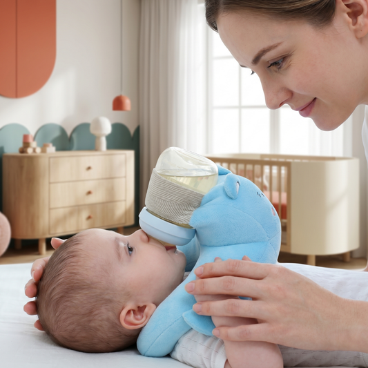 Hands-Free Baby Bottle Holder Pillow – Feeding Support Cushion