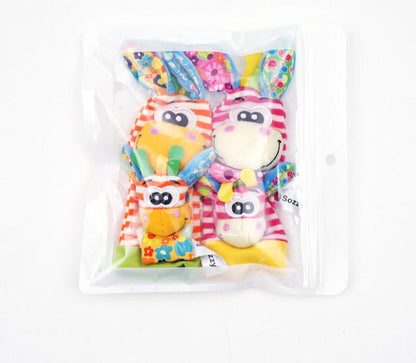 Sensory Baby Socks & Wristband Rattle Set – Development Toy