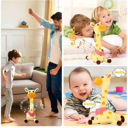 Singing Giraffe Plush Toy for Baby – Interactive Musical Toy