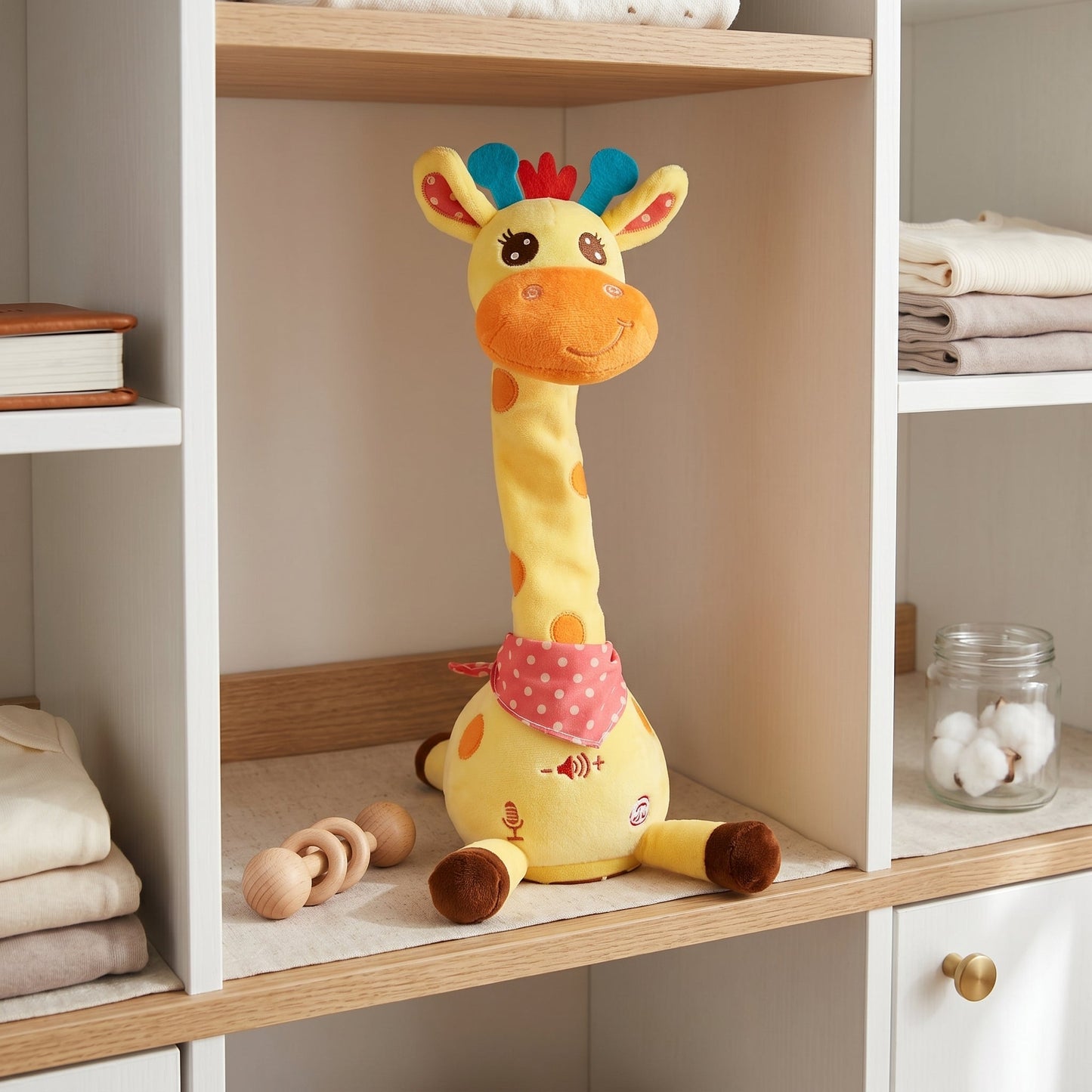 Singing Giraffe Plush Toy for Baby – Interactive Musical Toy