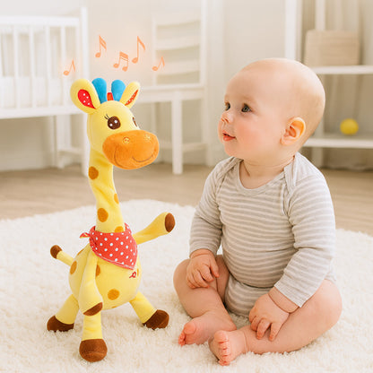 Singing Giraffe Plush Toy for Baby – Interactive Musical Toy