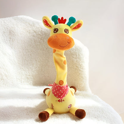 Singing Giraffe Plush Toy for Baby – Interactive Musical Toy