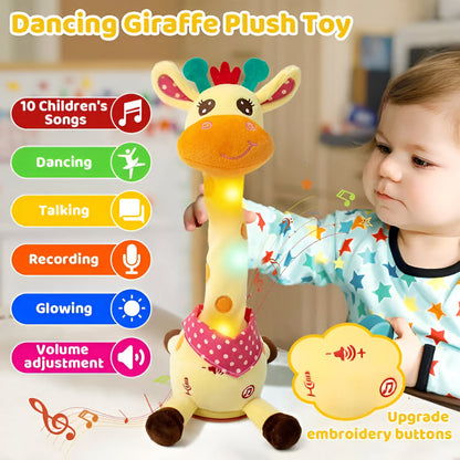 Singing Giraffe Plush Toy for Baby – Interactive Musical Toy