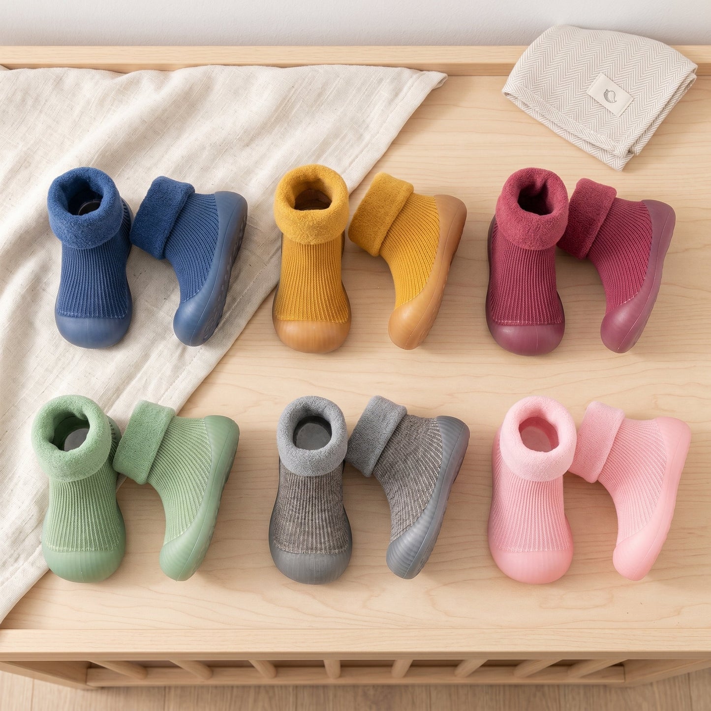 Toddler Non-Slip Sock Shoes – Soft Walker Shoes