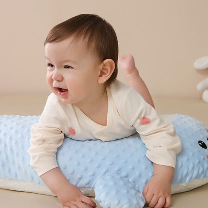 Whale Baby Tummy Relief Pillow – Feeding Colic Comfort Cushion