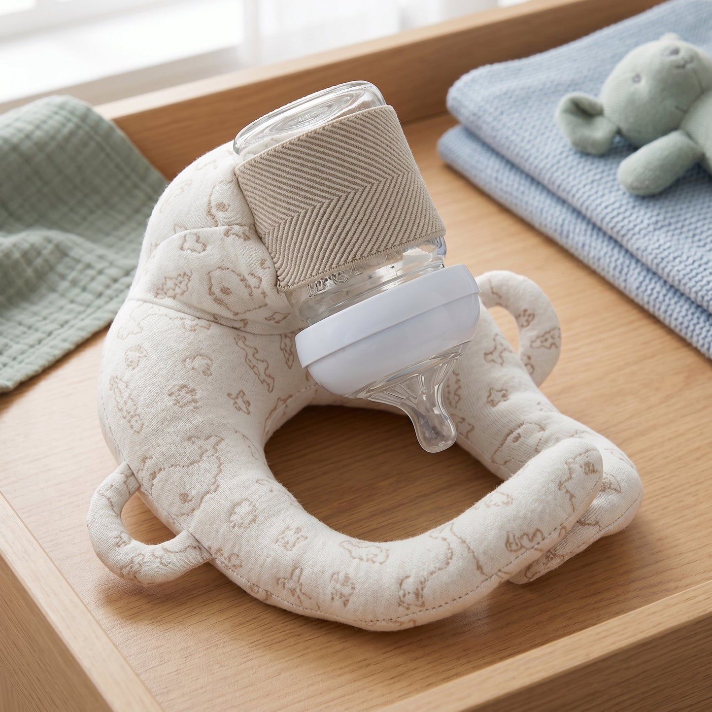 Hands-Free Baby Bottle Feeding Pillow – Support Cushion