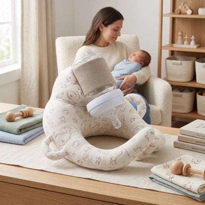 Hands-Free Baby Bottle Feeding Pillow – Support Cushion