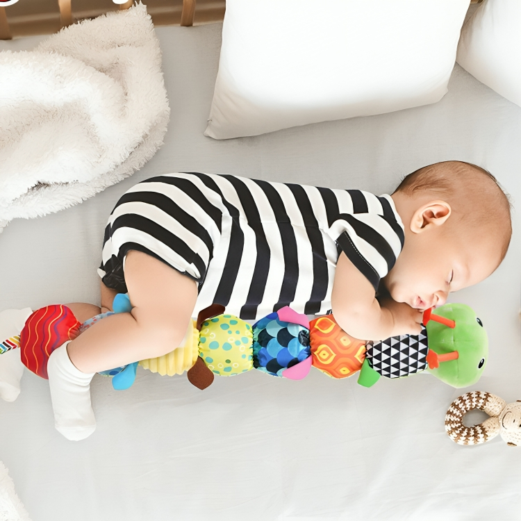 Musical Caterpillar Sensory Toy for Baby – Plush Development Toy