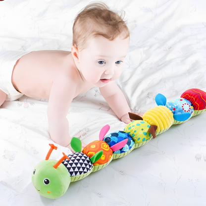 Musical Caterpillar Sensory Toy for Baby – Plush Development Toy