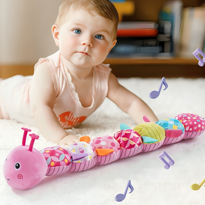 Musical Caterpillar Sensory Toy for Baby – Plush Development Toy