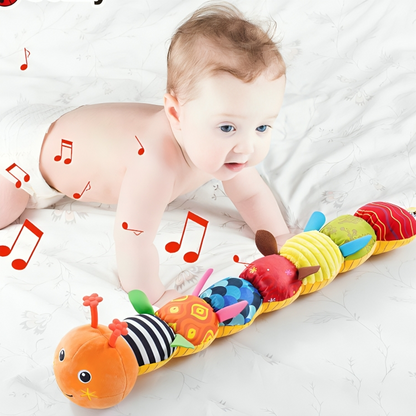 Musical Caterpillar Sensory Toy for Baby – Plush Development Toy