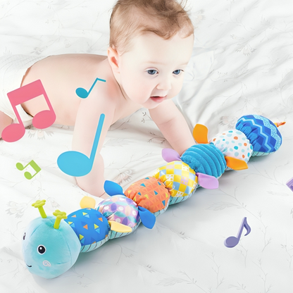 Musical Caterpillar Sensory Toy for Baby – Plush Development Toy