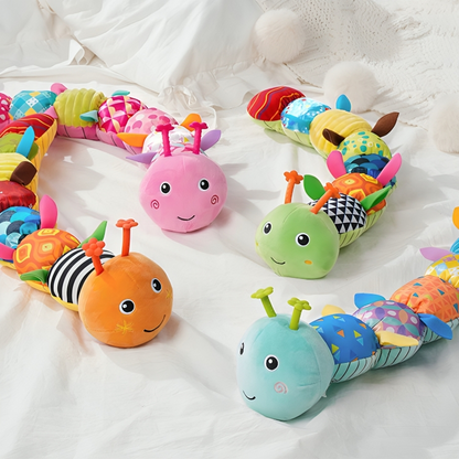 Musical Caterpillar Sensory Toy for Baby – Plush Development Toy