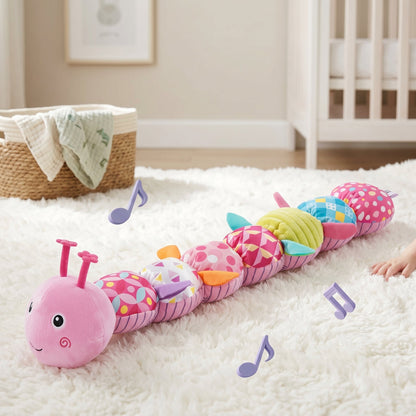 Musical Caterpillar Sensory Toy for Baby – Plush Development Toy