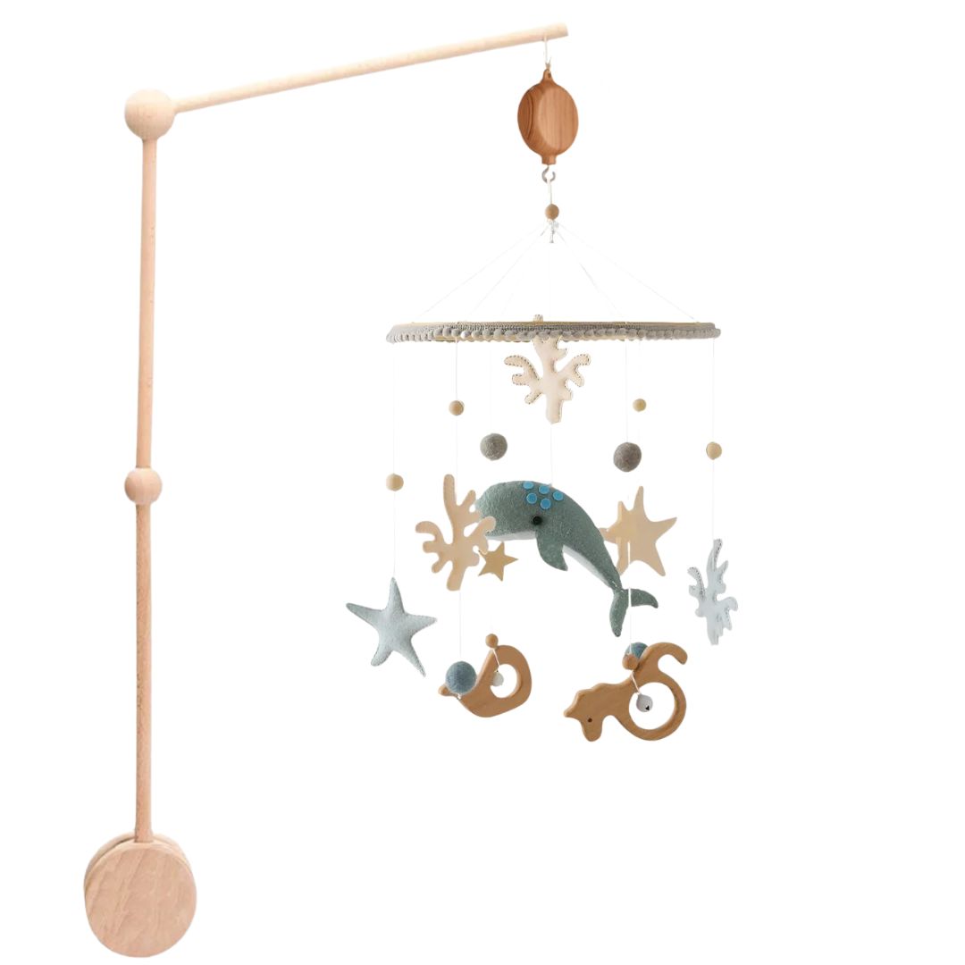 Musical Crib Mobile Set with Arm – Nursery Sleep Soother