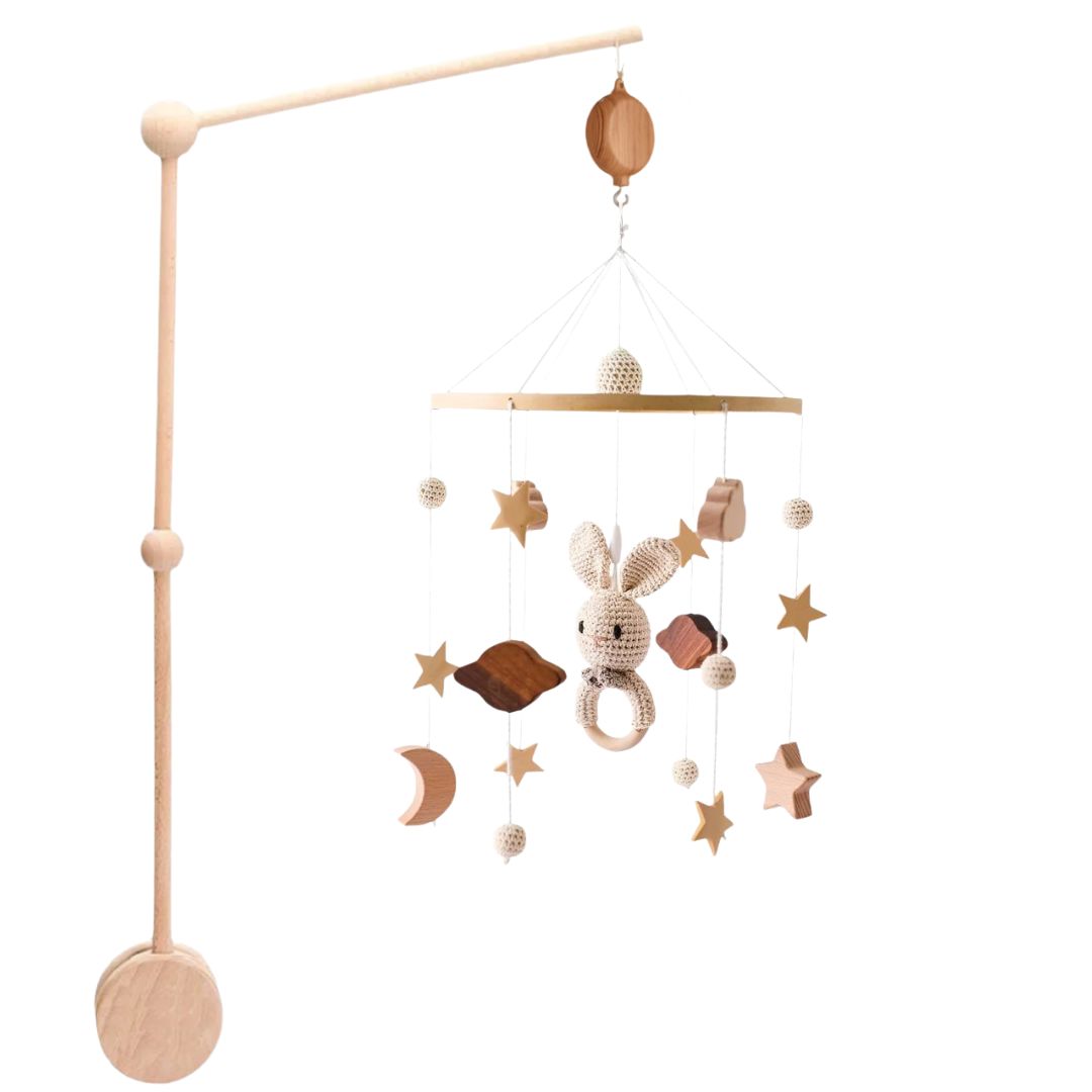 Musical Crib Mobile Set with Arm – Nursery Sleep Soother