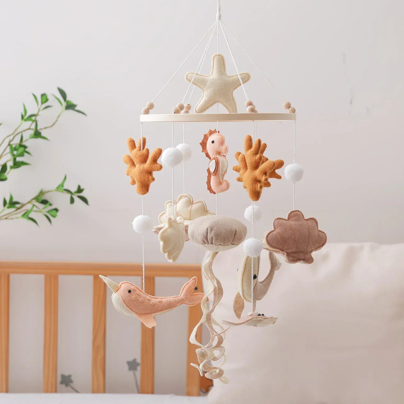 Musical Crib Mobile Set with Arm – Nursery Sleep Soother