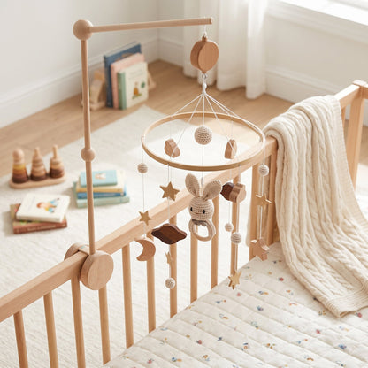 Musical Crib Mobile Set with Arm – Nursery Sleep Soother