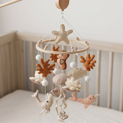 Musical Crib Mobile Set with Arm – Nursery Sleep Soother