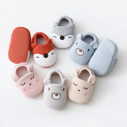 Non-Slip First Walker Shoes – Baby Animal Print Sneakers