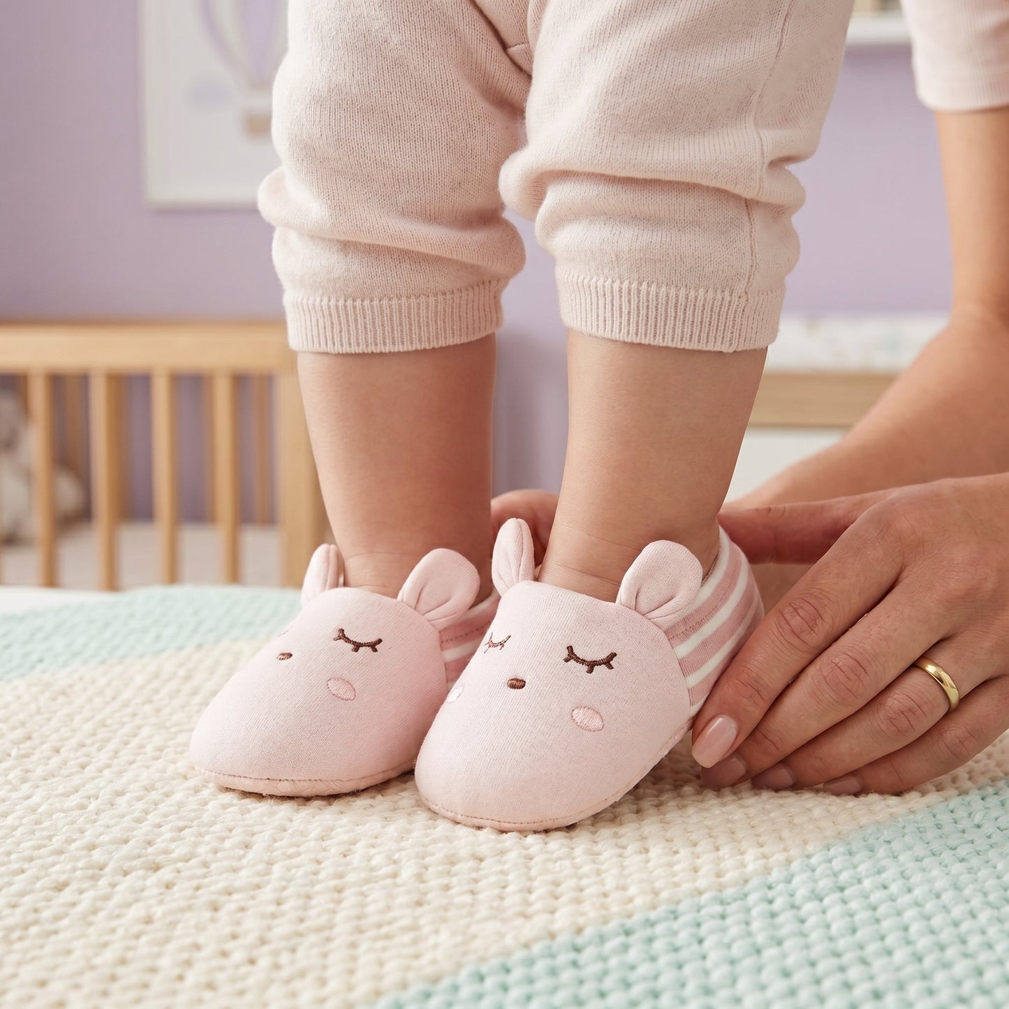 Non-Slip First Walker Shoes – Baby Animal Print Sneakers