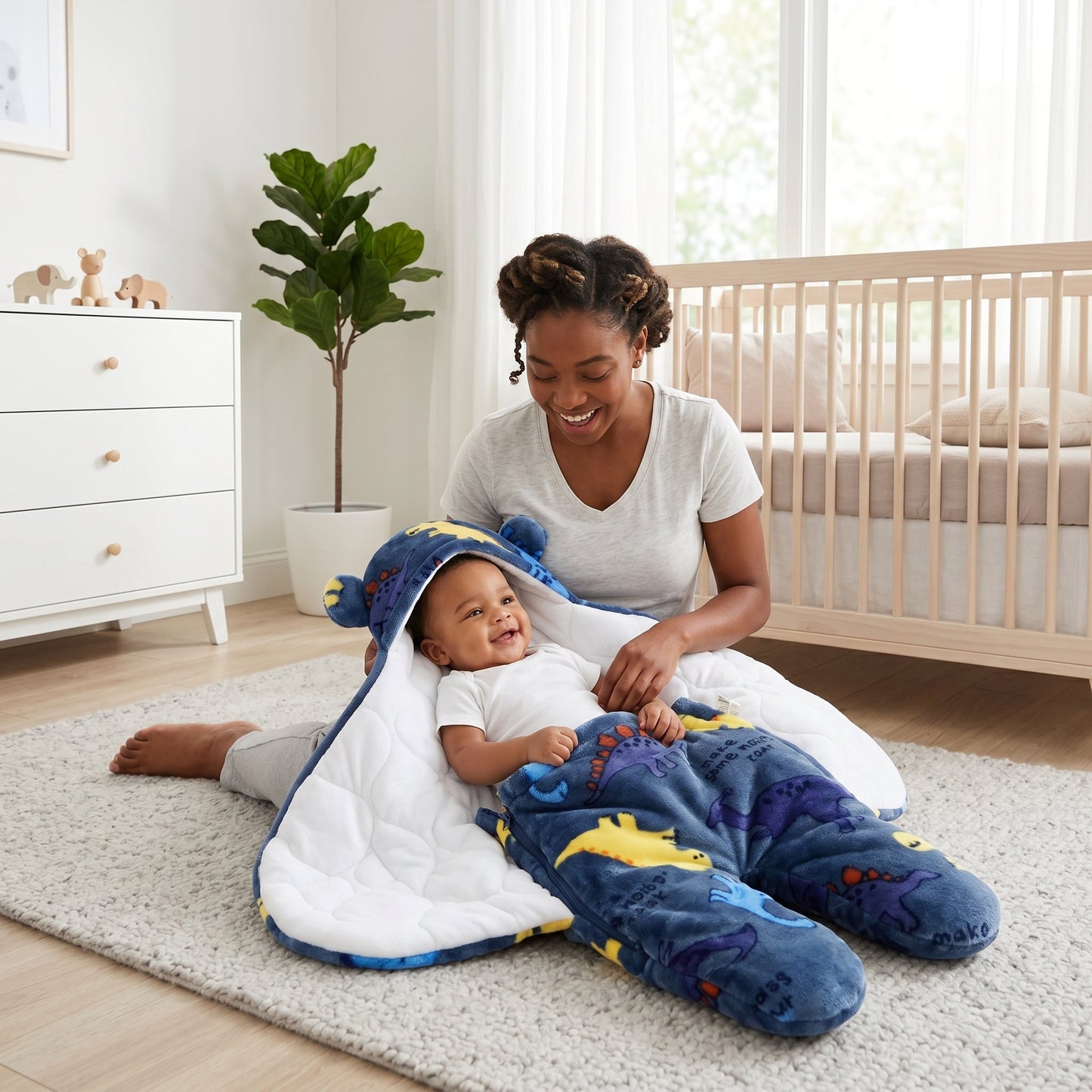 Flannel Baby Sleep Sack – Soft Wearable Sleeping Bag